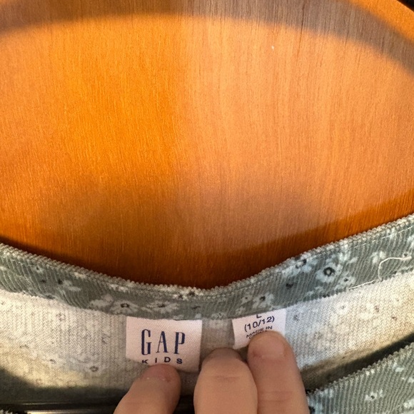 GAP Green Floral Kids Dress - Picture 2 of 3